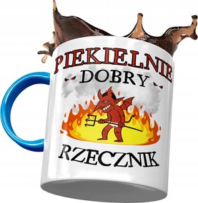 Kék Bögre Az Ombudsmannak Pokolian Jó Nyomtatott Fotóval