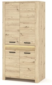 Ruhásszekrény Mindi (artisan tölgy). 1053054