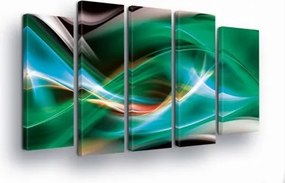 Vászonkép 150x100 Absztrakt dinamika mozgás energia fény szín modern