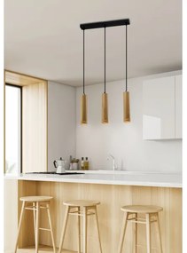 Csillár zsinóron TUBO 3xGU10/25W/230V