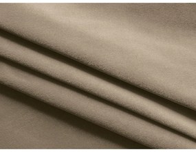 Világosbarna bársony kinyitható-tárolóhelyes kanapé 225 cm Hula – Makamii