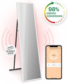 Klarstein La Palma 900 smart, infravörös hősugárzó, 40 x 160 cm, 900 W, tükörállvány