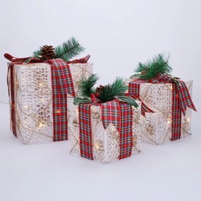 Brilagi - SZETT 3x LED Kültéri karácsonyi dekoráció LED/230V IP44 ajándékok