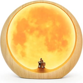 Éjszakai asztali lámpa Világítás Hold dekoráció Usb Led érintőképernyős