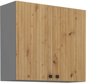 Felső konyheszekrény Avantoe 80 G-72 2F (artisan tölgy + antracit). 1049639