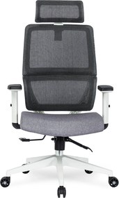 Forgószék ergonomikus kialakítással, szürke színben. NICKI