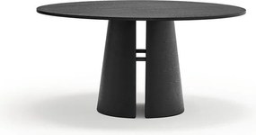 Kerek étkezőasztal kőrisfa dekorral ø 157 cm Cep – Teulat