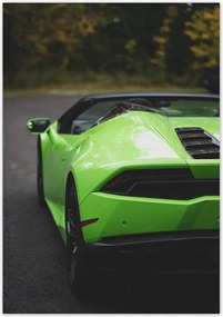 Poszterek 70x100 Zöld autó