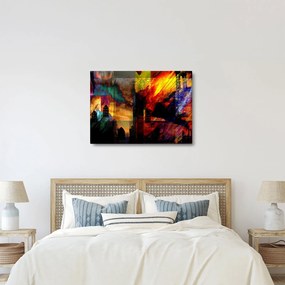 Kép - A város színes absztrakciója (70x50 cm)