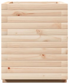 vidaXL tömör fenyőfa kerti virágtartó 40 x 40 x 49,5 cm