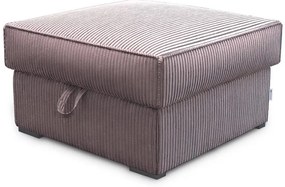 Világoslila SMART COSARO tárolós puff, 65x65 cm