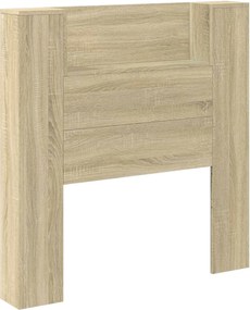 vidaXL Fejtámla polcokkal Sonoma tölgy 100 x 16,5 x 103,5 cm Faanyag