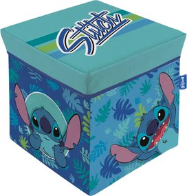 Disney Lilo és Stitch, A csillagkutya Leaf játéktároló 30×30×30 cm