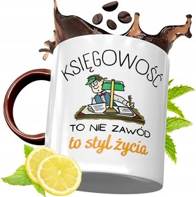 Bordó Bögre Könyvelőnek Születésnapra Ajándék fényképes nyomattal