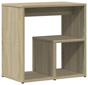 2 db sonoma tölgy színű szerelt fa kisasztal 50 x 30 x 50 cm