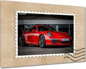 Vászonkép 60x40 Vörös Porsche