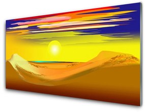 Akril üveg kép Desert Sun Art 100x50 cm 2 fogas