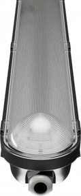 LED technológiás fénycső lámpatest LIMEA GIGANT PRO 20/26/33/40W/230V 4000K IP66 120 cm fekete