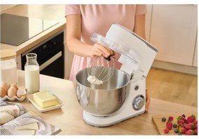 Sencor - Konyhai robotgép rozsdamentes acél tállal 1300W/230V fehér