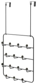 Fekete-natúr színű fém ajtófogas 36 cm Estique – Umbra