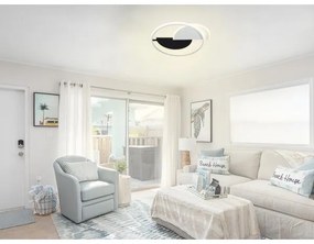 LED Dimmelhető lámpa LED/70W/230V 3000-6500K fehér/fekete + távirányítás