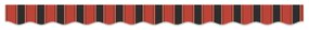 napellenző baldachin 3.5 m-es kerethez multicolor 3.3x0.2 m