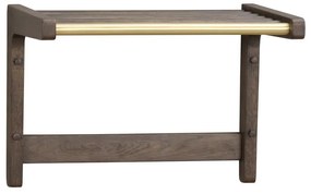 Sötétbarna tölgyfa fali fogas Inverness - Rowico