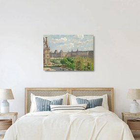 Üveg kép - Camille Pissarro, Place du Carrousel, Paris, reprodukciók (70x50 cm)