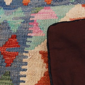 Kilim párna 55x55 kézi szövésű Kelim díszpárna