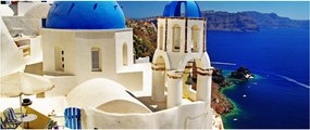 Kép - Santorini, Görögország (120x50 cm)