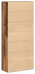 Magas Szekrény Régi Fa 80x35x180 cm Szerelt Fa