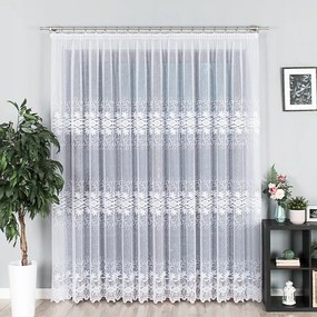 Fehér Zsakárd Függöny 200cm