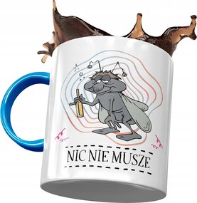 Bögre Kék Vicces Semmi Nem Kell Ajándék Nyomtatott Fotóval