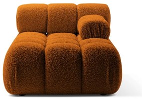 Narancssárga buklé kanapé modul (jobb oldali) Bellis – Micadoni Home