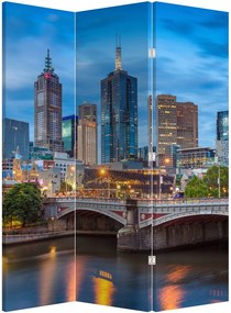 Paraván - Melbourne város (126x170 cm)