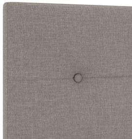 Fejtámla Gombos Tűzött Taupe 100 cm Szövet