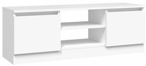 fehér TV-szekrény ajtóval 102 x 30 x 36 cm