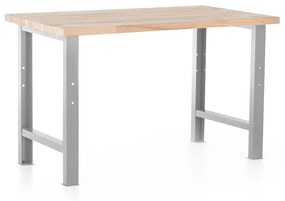 Műhelyasztal Basic, 120 x 80 cm, szürke - ral 7038