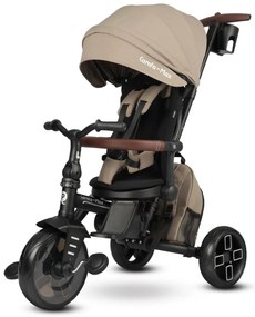 QPlay - Gyermek tricikli 7 az 1-ben COMFO MAX barna