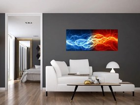 Az elektromos feszültség képe (120x50 cm)