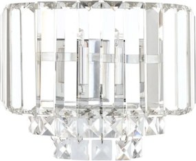 LAURA ASHLEY3727746-Q VIENNA Kristály Fali Lámpa Csiszolt króm G9 IP20