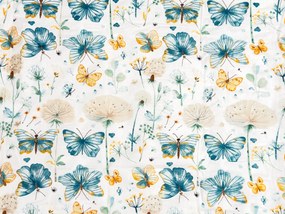 Krepp ágyneműhuzat kiságyra Renforcé ELIVINE fehér Ágyneműhuzat mérete: 45 x 65 cm | 90 x 140 cm