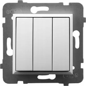 Aria Hármas kapcsoló fehér LP-13U/m/00 Ospel
