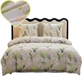 Ágyneműhuzat 160x200 Pamut Szatén Gyöngyvirág Nagy Mintaválaszték