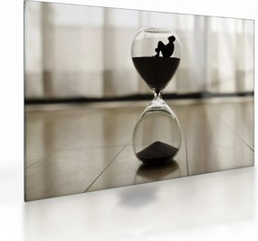 A homokóra képe (üvegen) (70x50 cm)