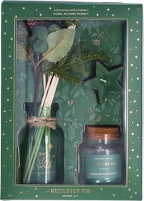 Aroma szett diffúzor pálcika és karácsonyi ajándék gyertya nagy