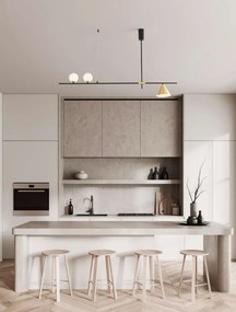 Függeszték Fekete SWAY NOVA LUCE 9501237