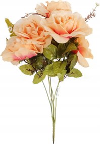 Csokor Rózsák Krém Mesterséges Virágok Dekoráció