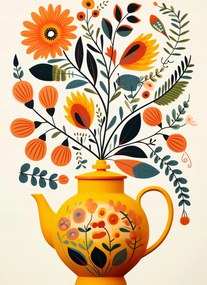 Poszter 40x55cm Buja tea