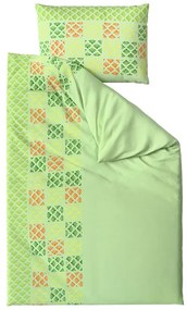 Mikroszatén ágyneműhuzat VELLARI, zöld Ágyneműhuzat mérete: 70 x 90 cm | 140 x 200 cm